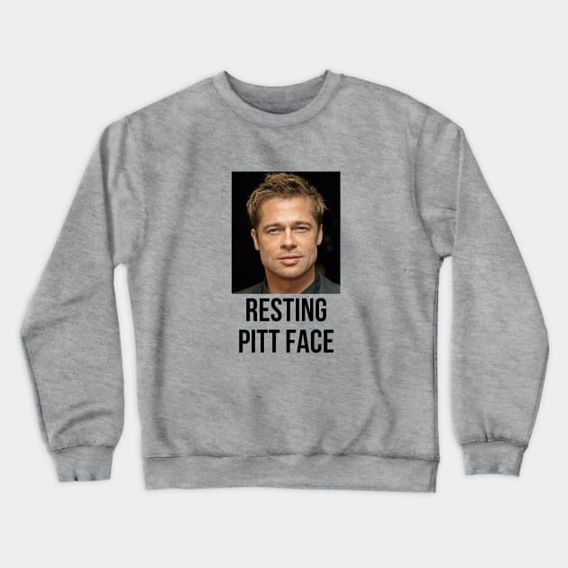 Resting Pitt Face Crewneck Sweatshirt by DAPFpod